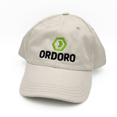 Ordoro Strapback Dad Hat (Ivory)