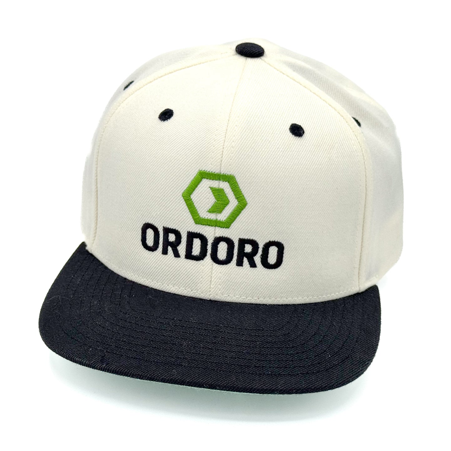 Ordoro Snapback Hat (Natural/Black)