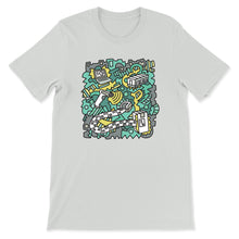 Load image into Gallery viewer, Ordoro Jumble Tee - Green/Yellow