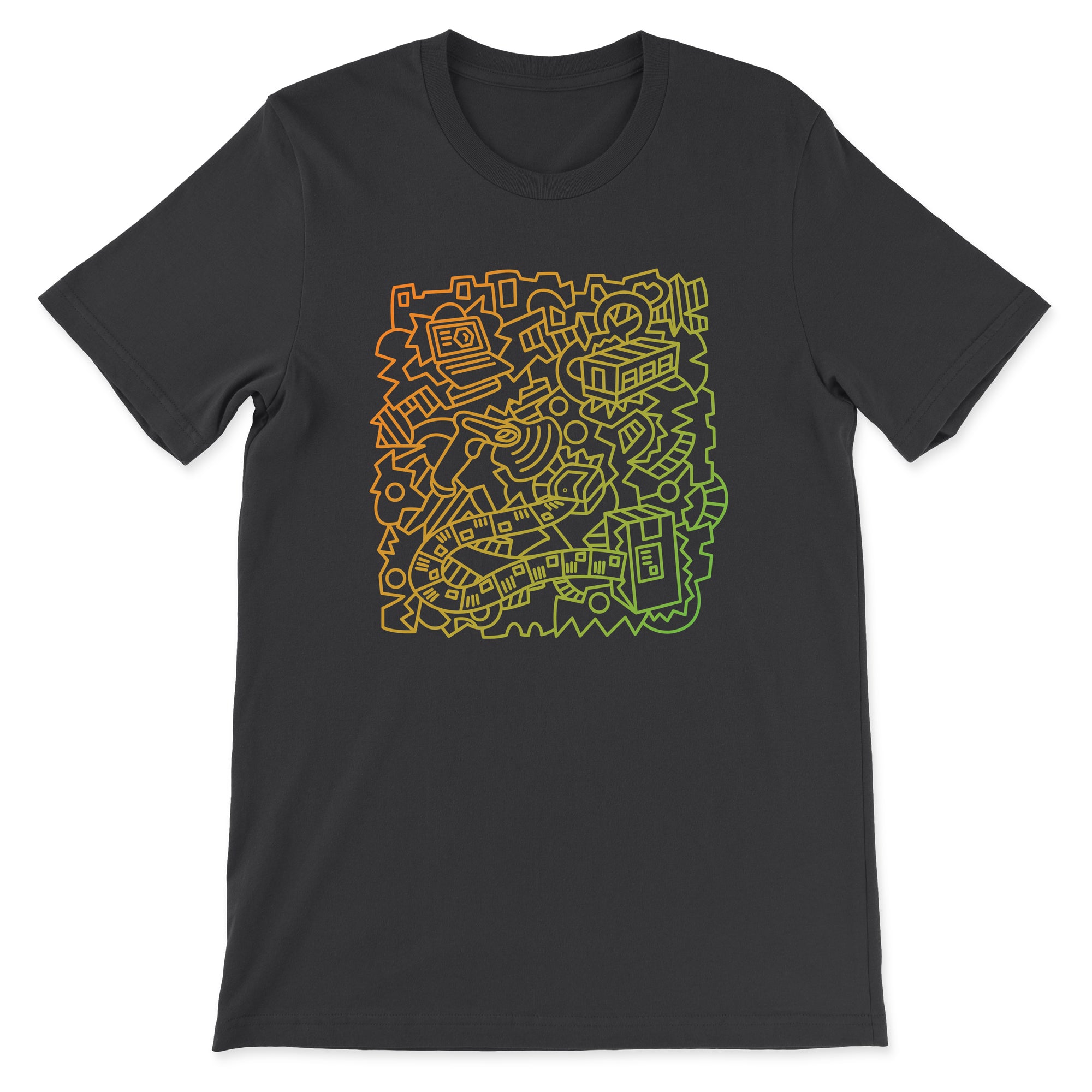 Ordoro Jumble Tee - Green/Orange Gradient – Stordoro – The